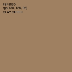 #9F8060 - Clay Creek Color Image